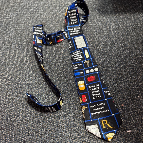 Steven Harris pharmacist novelty tie // 072203 - Picture 1 of 2